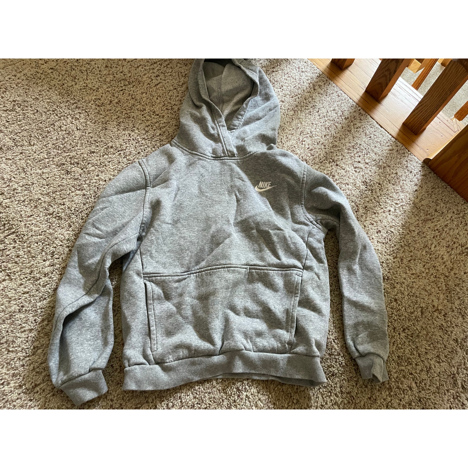Nike Boys Large Grey Hoodie